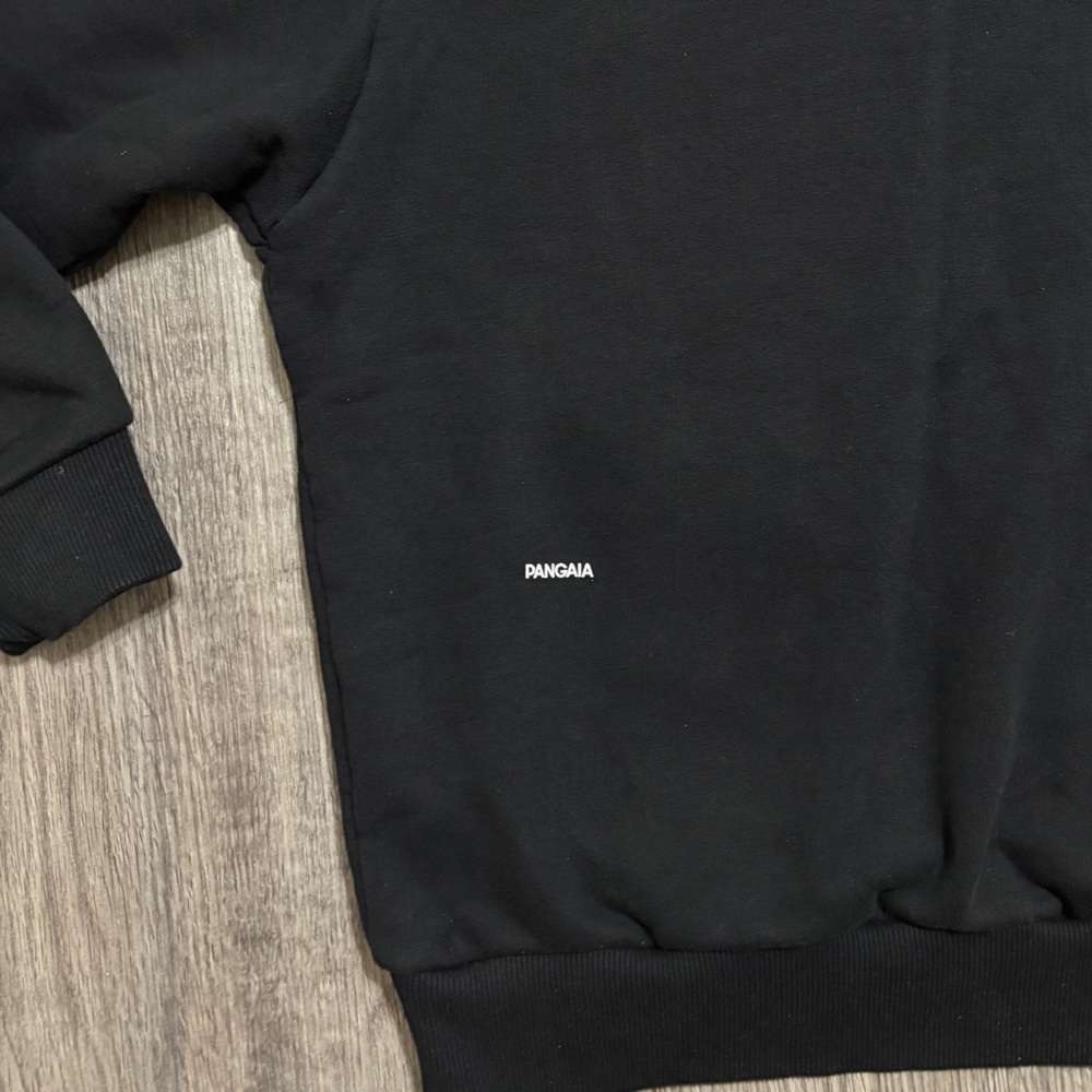 Pangaia Unisex Black Hoodie Size S Organic Cotton Heavyweight Pullover - Picture 7 of 14